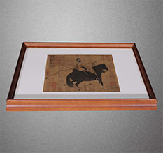 成武书画装裱配框服务案例